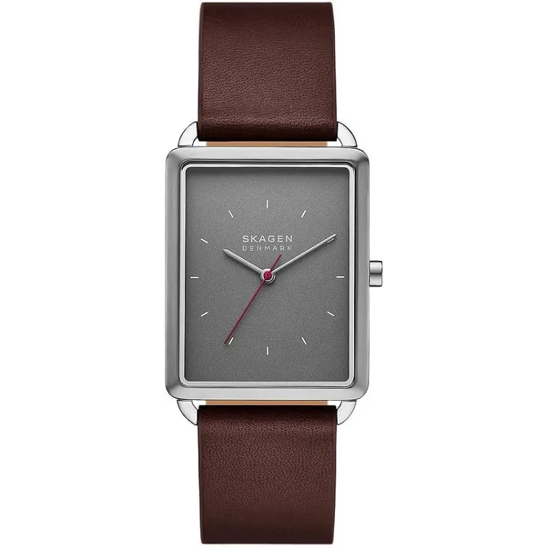 Skagen SKW6932 Herreur - Stilfuldt kvarts ur med læderrem