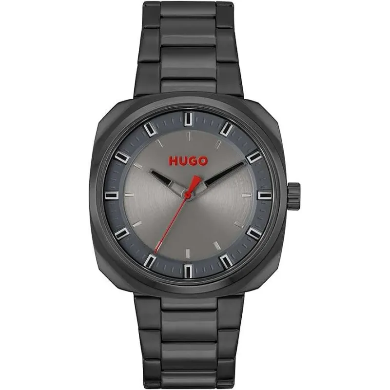 Hugo Boss Shrill Herreur 1530311 - Sort Urskive og Rem