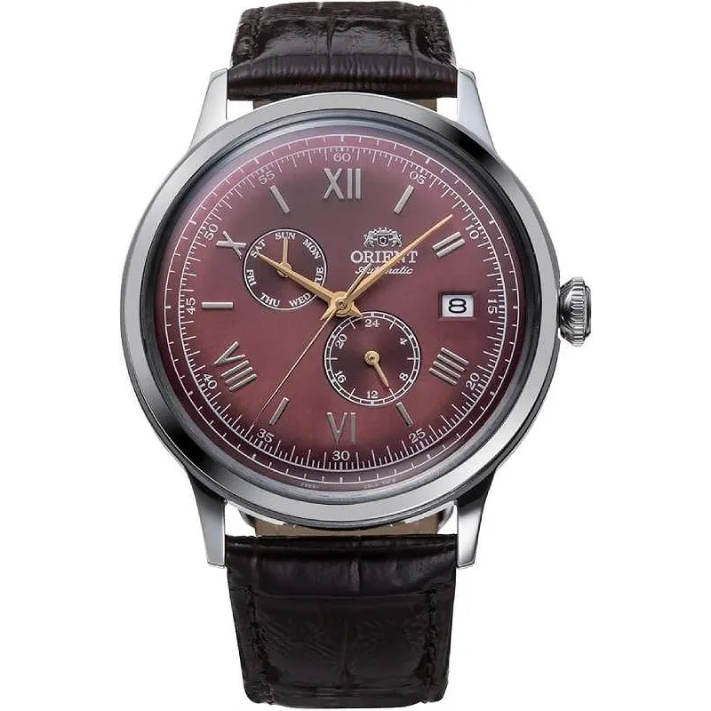 Orient Bambino RA-AK0704N30B med Romertal - Rød