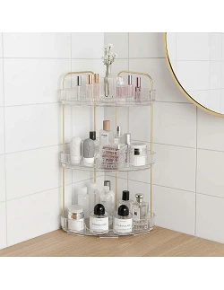 Cozy Kosmetik Organizer & Opbevaringsstand til Hjørne i 3 Etager