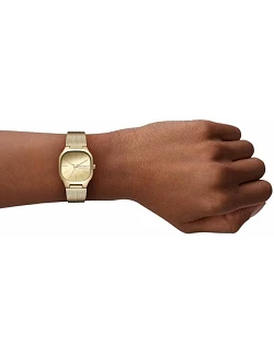 Skagen Mellem Lillei guldfarvet stål med lænke Fri fragt