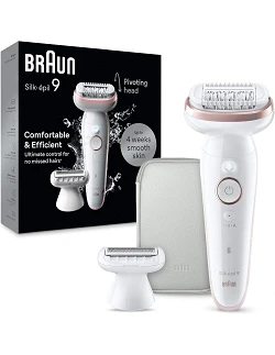 Braun Silk-épil 9 Epilator Ladyshaver SES9-030 Hvid/Rosa