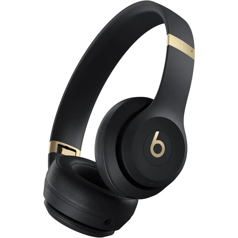 Beats Solo 4 Trådløse On-Ear Høretelefoner - Sort/Guld
