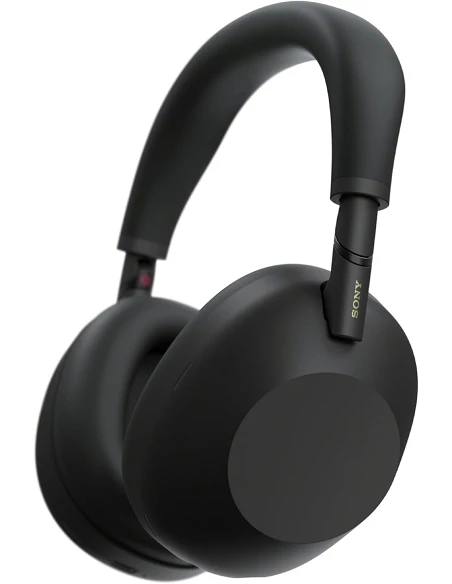 Sony WH-1000XM6 - Hovedtelefoner med mik. - fuld størrelse - Bluetooth - trådløs, kablet - aktiv støjfjerning - 3,5 mm jackstik - støjisolerende - sort