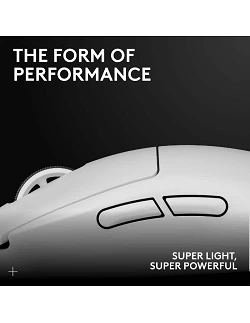 Logitech G PRO X SUPERLIGHT 2 - Gaming Mus - Optisk - 5 knapper - Hvid
