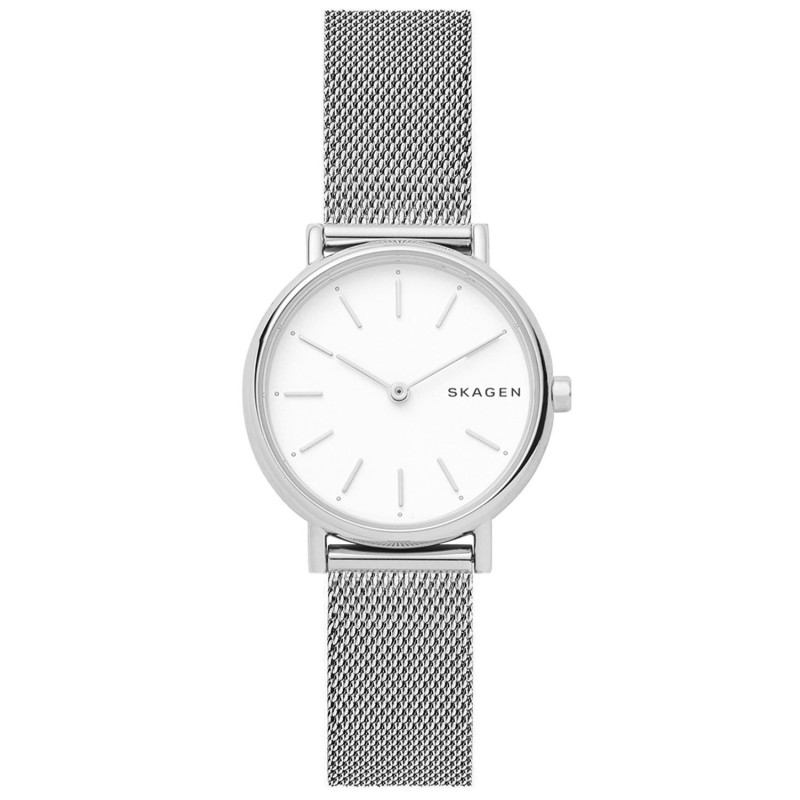Skagen - Skagen Signatur armbåndsur i stål med meshlænke