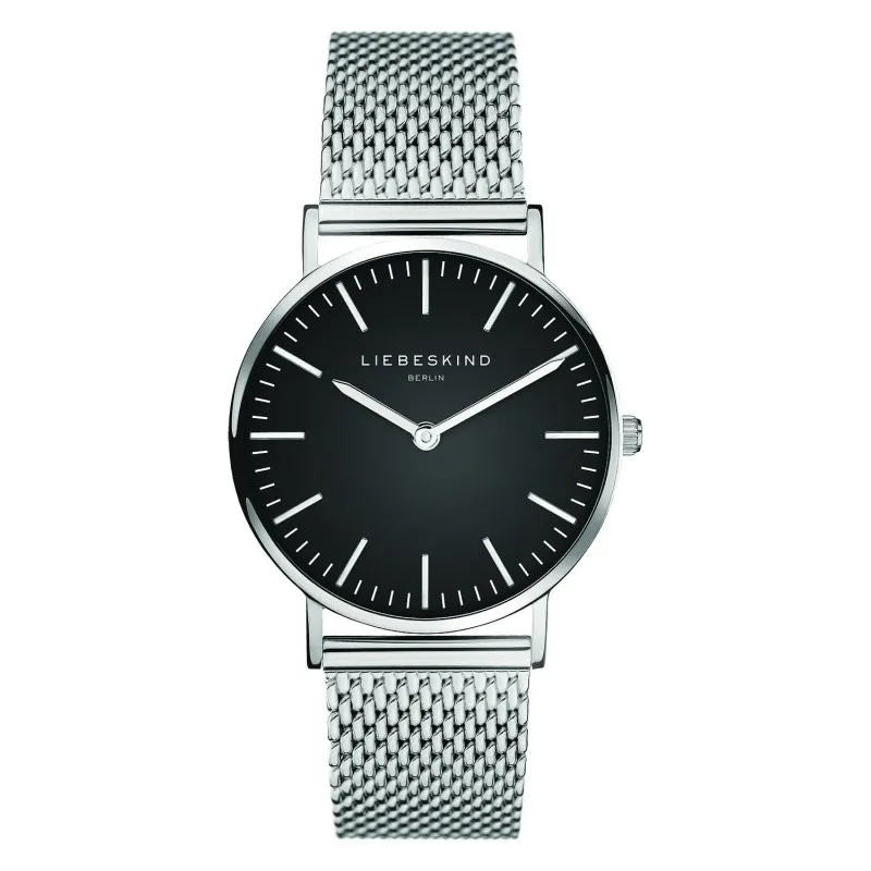 LIEBESKIND Damen Analog Quarz Armbanduhr mit Edelstahlarmband LT-0096-MQ