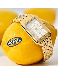 Fossil Raquel Dameur - Rustfrit stål, Guldfarvet 23mm - ES5220 2