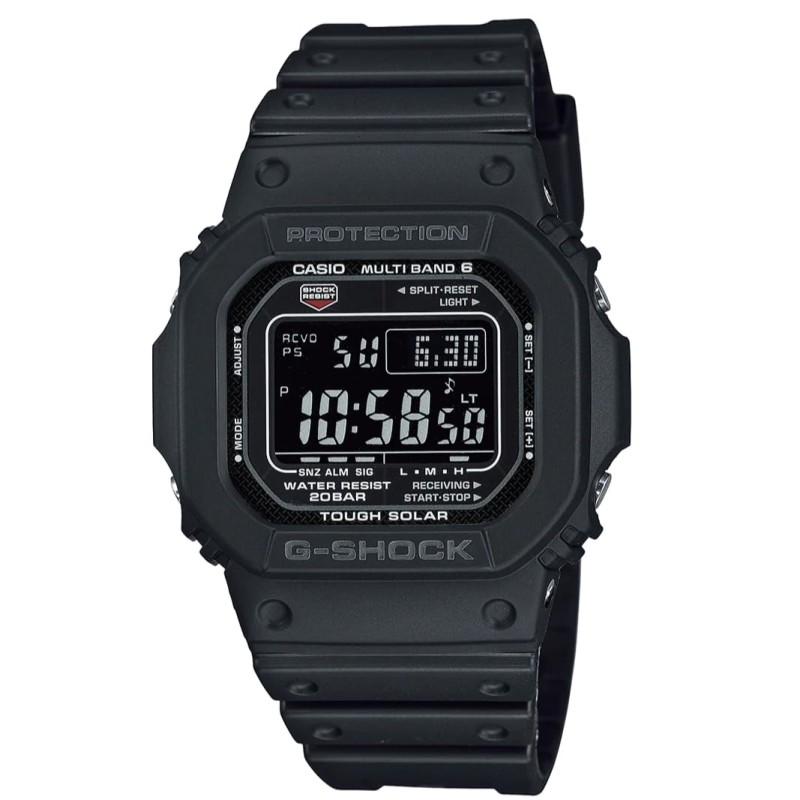 Casio G-Shock GW-M5610U-1BER Herreur - Solenergi og Radiostyret, Sort