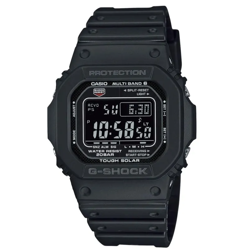 Casio G-Shock Herreur - Solenergi og Radiostyret, Sort - GW-M5610U-1BER