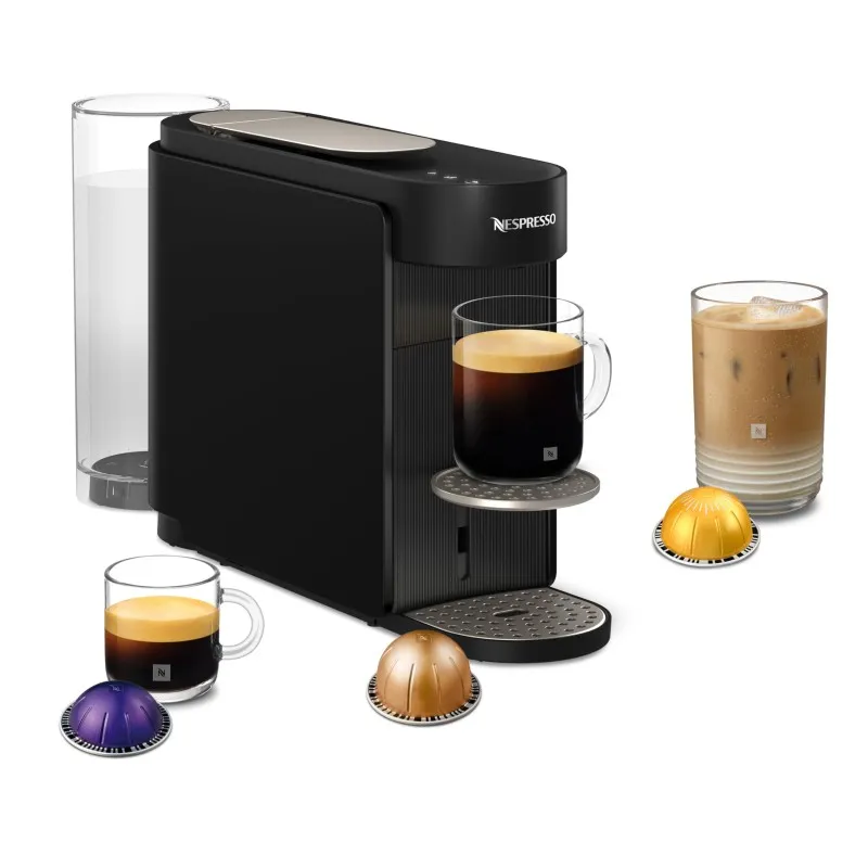Nespresso Vertuo Up Kapselmaskine Med Appstyring i Sort