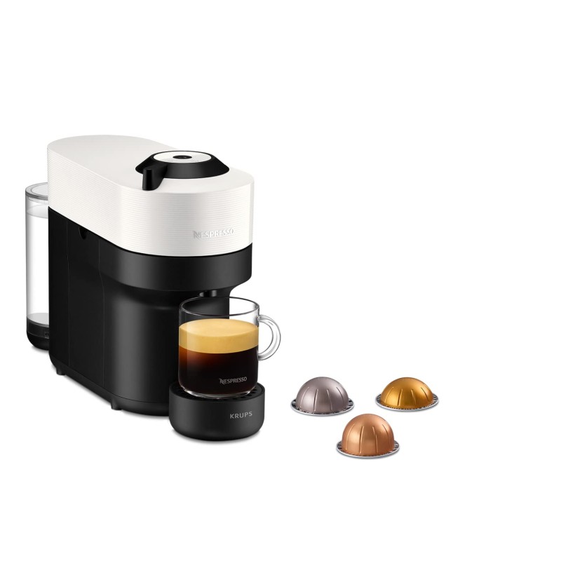 Nespresso Krups Vertuo Pop Med Centrifusion i Hvid