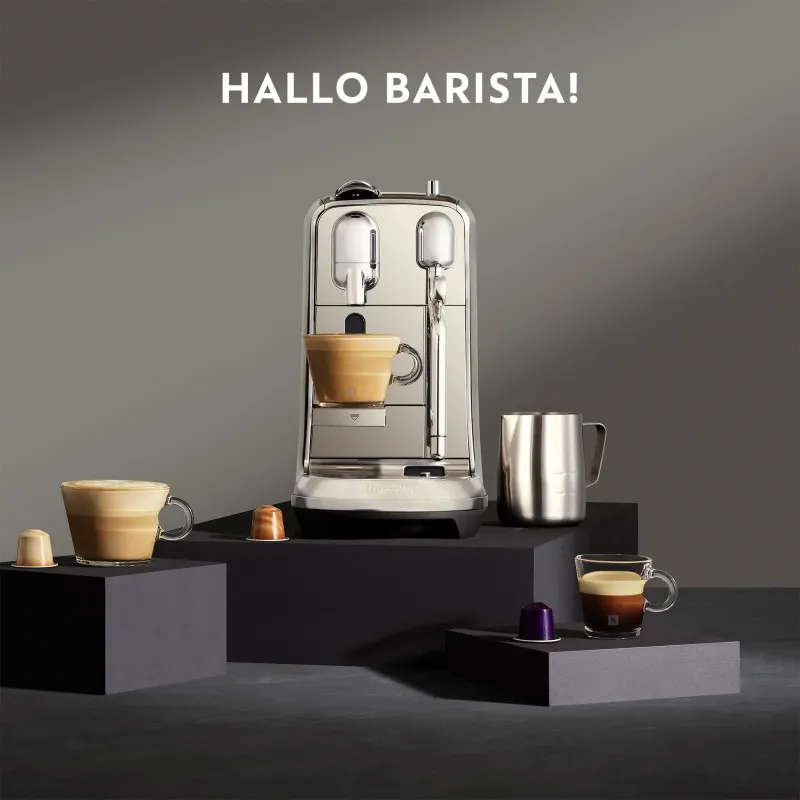 Sage Creatista Plus Kapselmaskine Med Steamarm i Rustfrit Stål