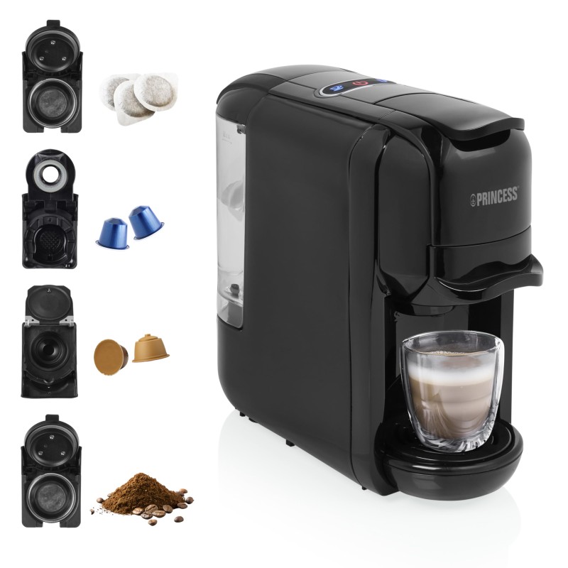 Princess Kapsel maskine til Nespresso, Dolce Gusto og ESE Pods
