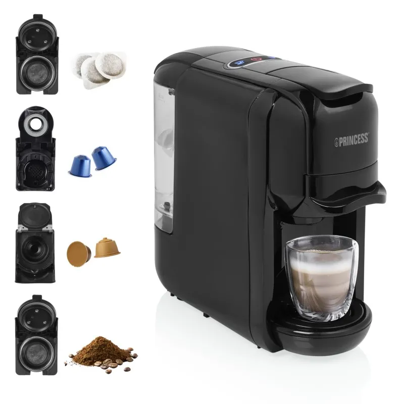 Princess Kapsel maskine til Nespresso, Dolce Gusto og ESE Pods