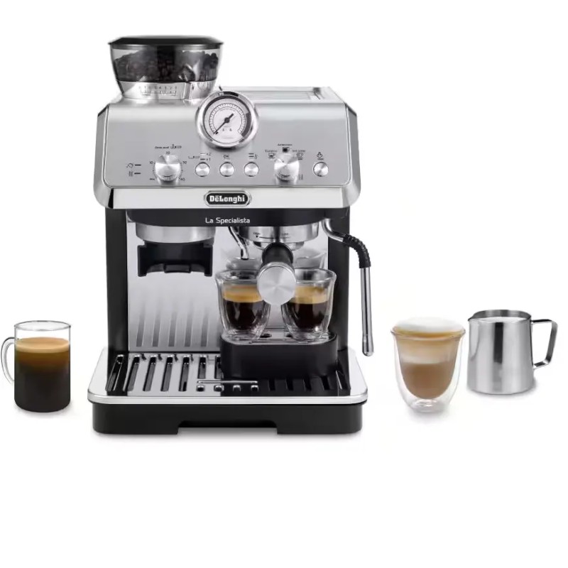 De'Longhi La Specialista Arte EC9155.MB espressomaskine med kaffekværn og mælkeskummer - sort metal