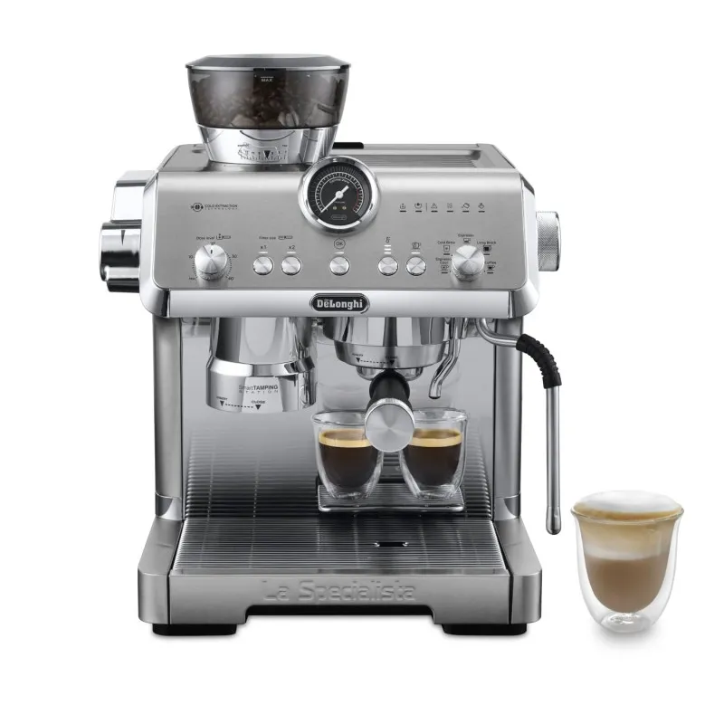 De'Longhi La Specialista Opera Espressomaskine - Med Cold Brew i Sølv