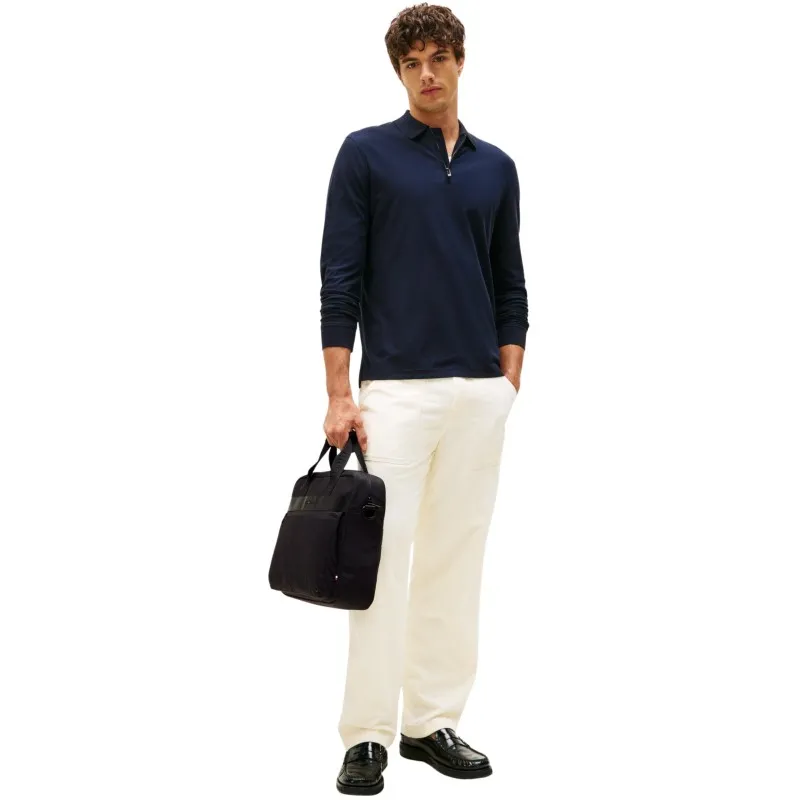 Tommy Hilfiger Computertaske Med 2 Rum i Sort Nylon