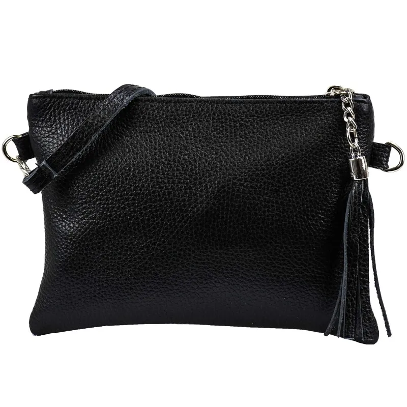 Smart Clutch Skuldertaske Med Ægte Læder - Flere Farver