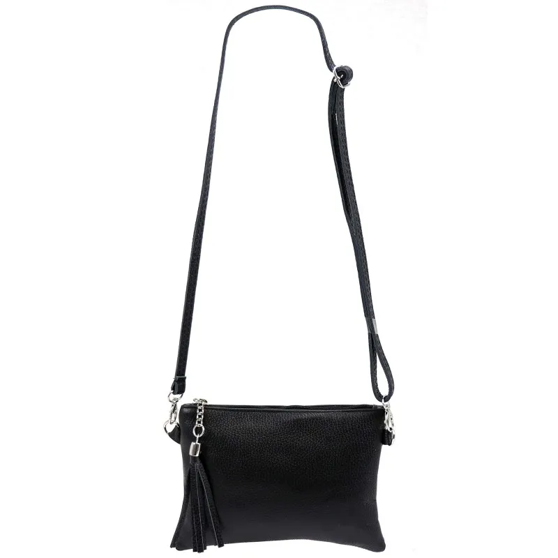 Smart Clutch Skuldertaske Med Ægte Læder - Flere Farver