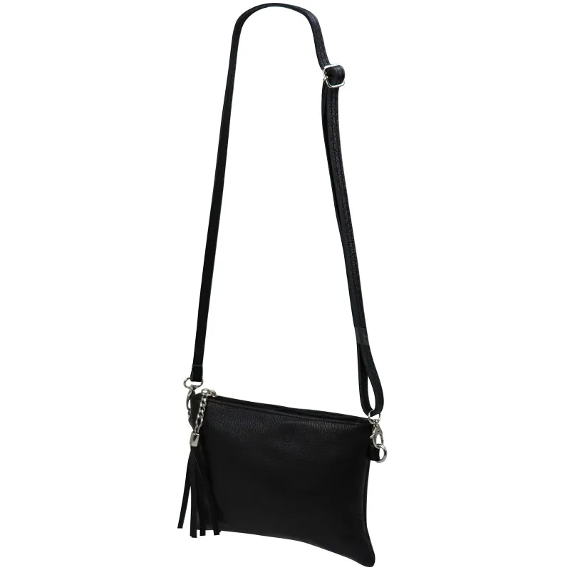 Smart Clutch Skuldertaske Med Ægte Læder - Flere Farver