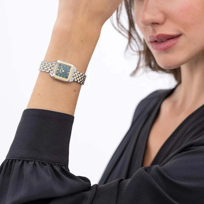 Hugo Boss Mae Petit Dameur 1502822 i Stål, 22 mm Quartz med Grøn Urskive
