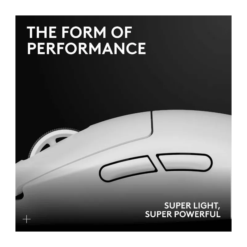 Logitech G PRO X SUPERLIGHT 2 - Gaming Mus - Optisk - 5 knapper - Hvid