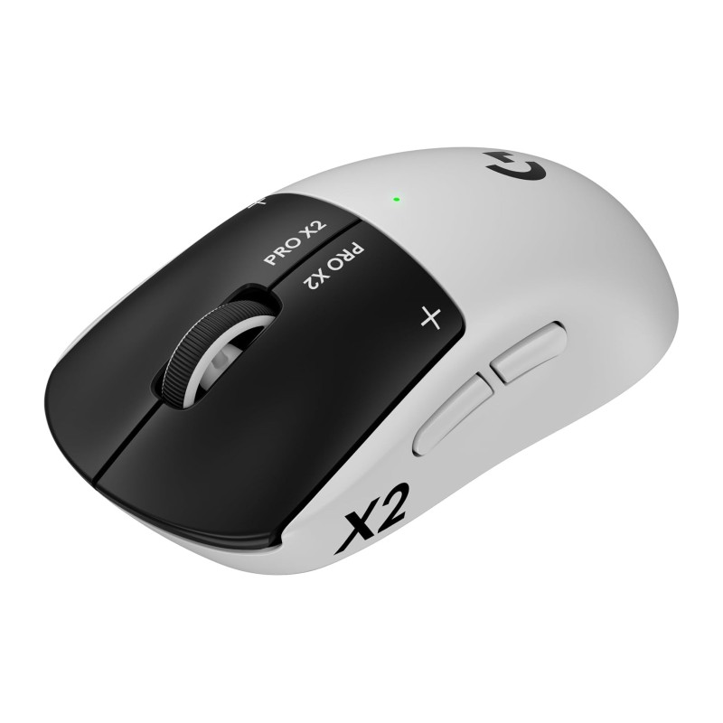 Logitech G PRO X2 SUPERSTRIKE - Mus - optisk - trådløs - 2.4 GHz - USB Logitech LIGHTSPEED-modtager
