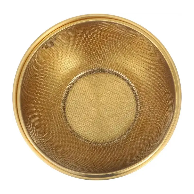 stor guld skål