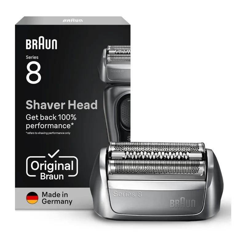 Braun Udskiftningshoved til Barbermaskine Series 8, Sølv