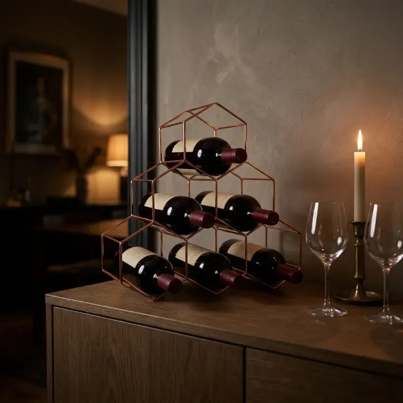 Moderne Design – Vin Reol & Opbevaring - Kobber
