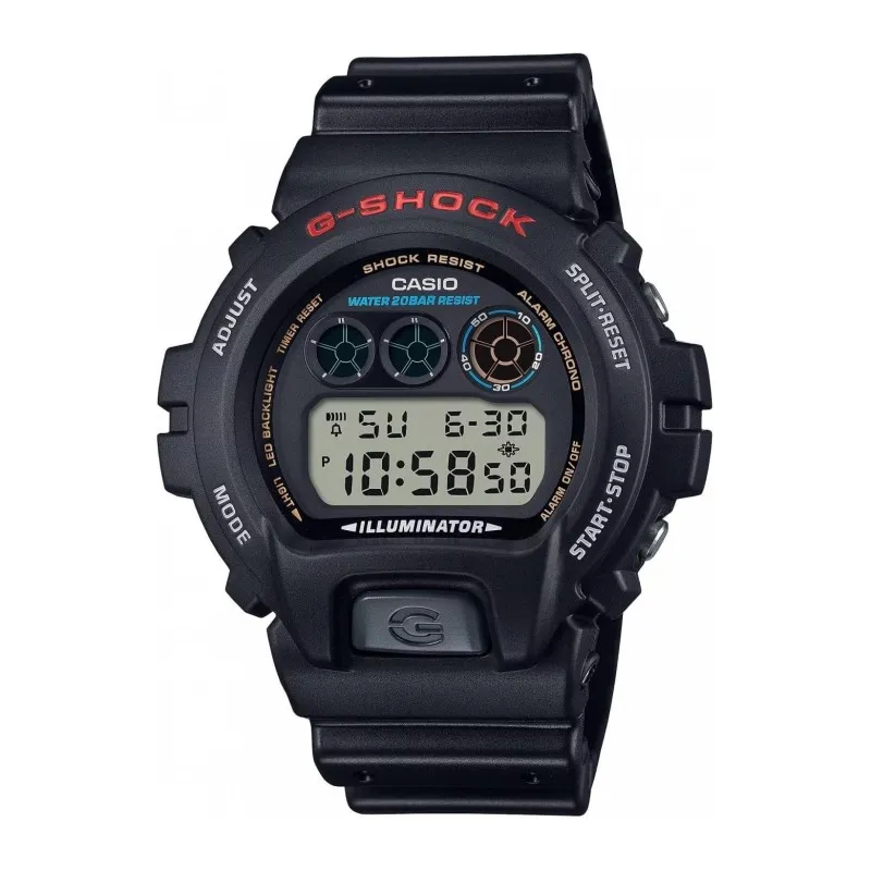 Casio G-Shock DW-6900U-1ER Digitalt Herreur, 20 Bar, Sort