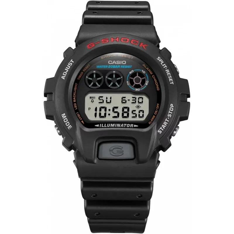 Casio G-Shock DW-6900U-1ER Digitalt Herreur, 20 Bar, Sort