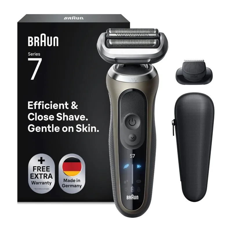 Braun Roterende Barbermaskine Series 7, Guld