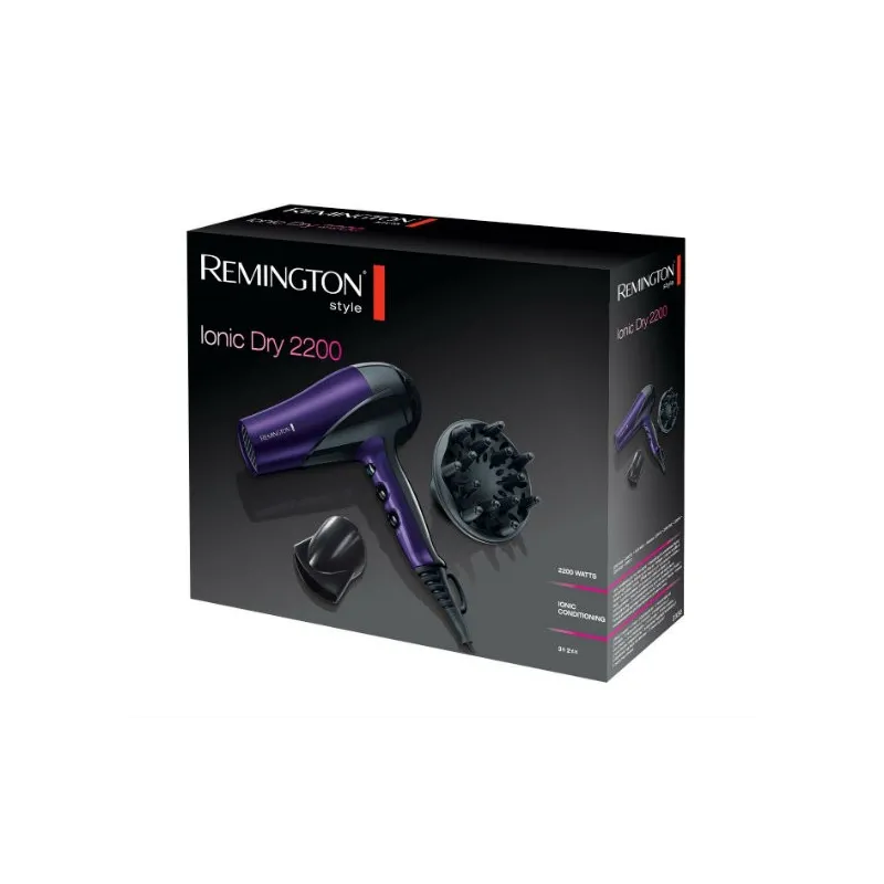 Remington hårtørrer – Ionic dry 2200 Watt – Professionel blowdry