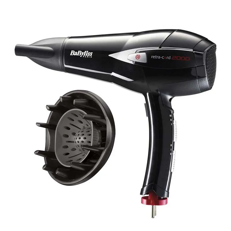 Babyliss d371e hårtørrer – Kraftfuld Retra Cord 2000