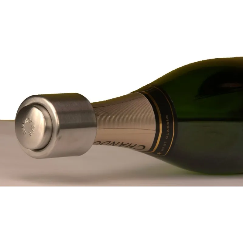 Champagne flaske prop – Elegant og moderne design – Rustfrit stål