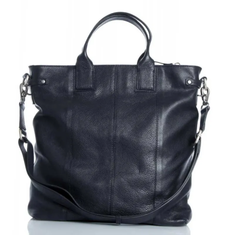 Pierre Balmain designer taske – Stor rummelig shopper model i 100% læder.