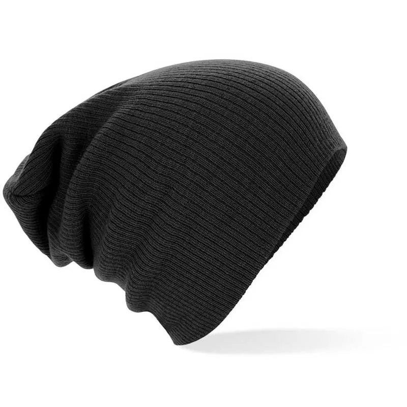 Beanie hue i sort til både mænd og kvinder
