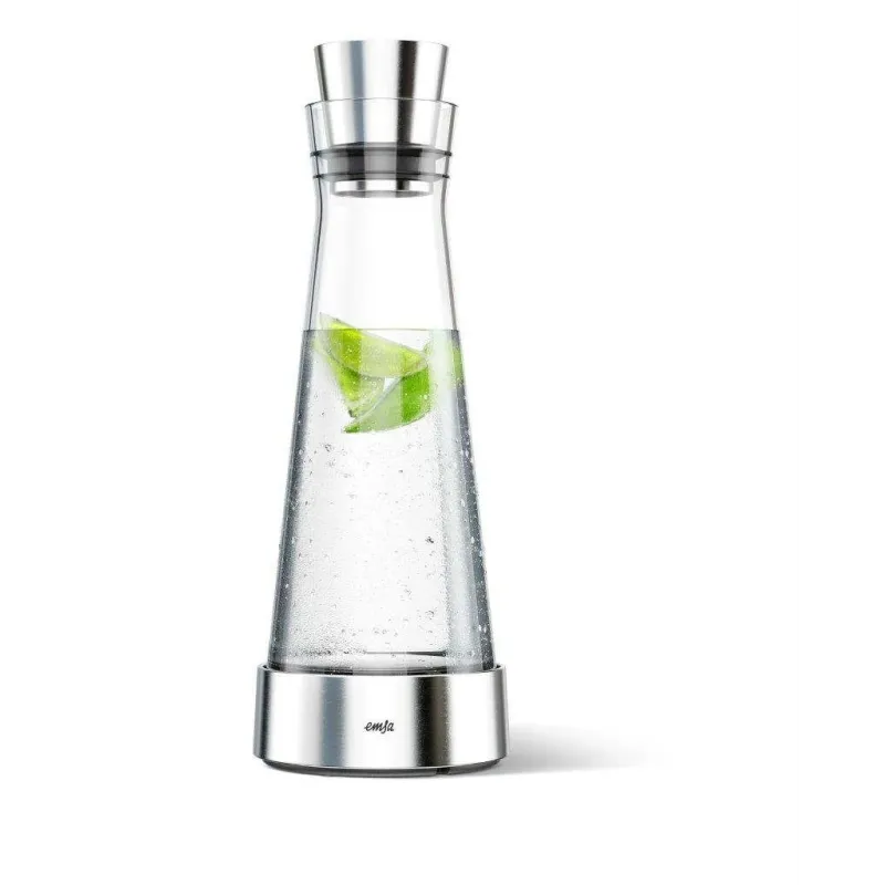 Elegant italiensk design karaffel i innovativt design med køle element – Slim Edition.