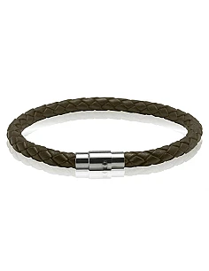 Læderarmbånd med magnetlukning i stilrent design 