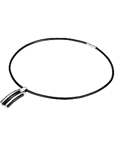 Moderne Free Spirit Halskæde til mænd i børstet ædelstål 2