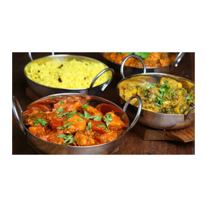 Curry Night – Gavesæt med 6 Balti Skåle – Lav Autentiske Indiske Retter