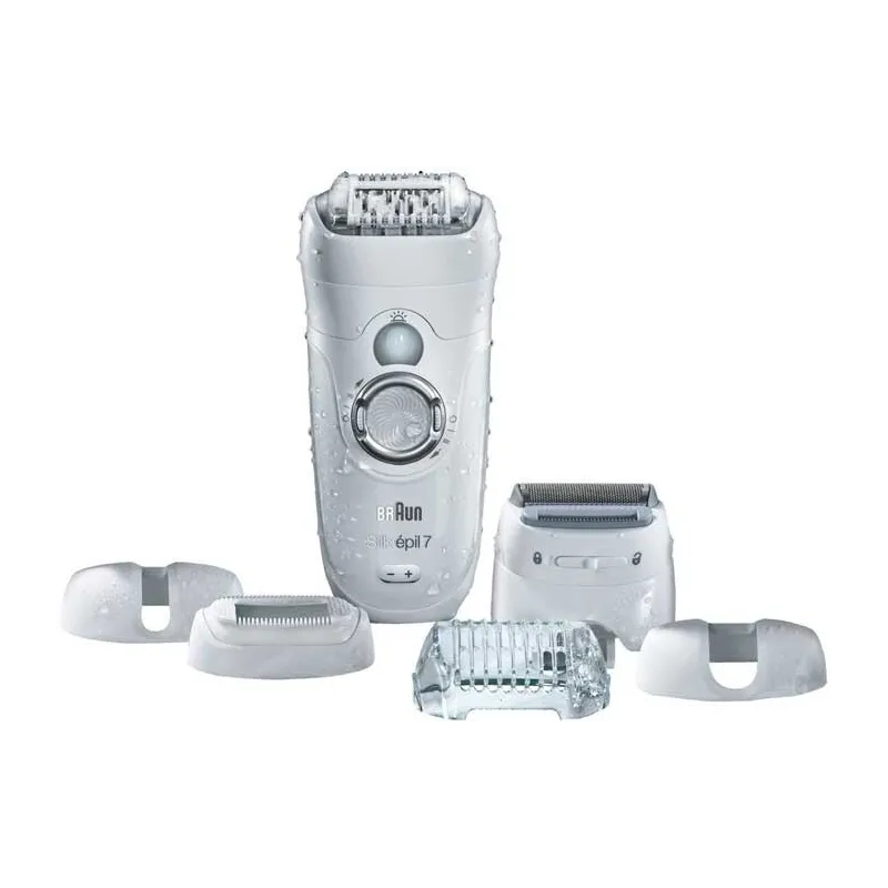 Braun Silk Épil 7 Ben & Krop – Effektiv Våd & Tør Hårfjerning inkl. 6 Ekstra Dele