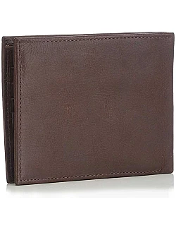 Tommy Hilfiger Herre Designer Pengepung – Brun læder