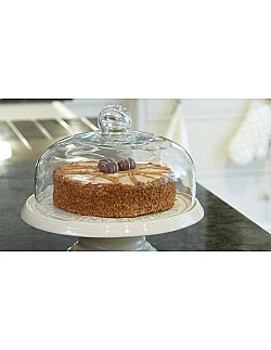 Klassisk Kagestand Med Glasklokke – Classic Home Collection