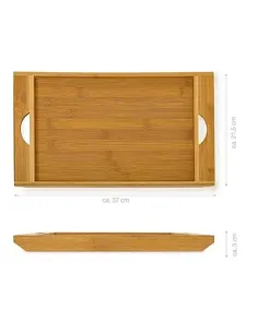 Skærebræt med krummebræt – Miljøvenligt Bambus materiale 2