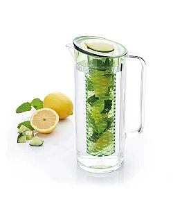 Vandkaraffel 1,5 liter med frugt holder