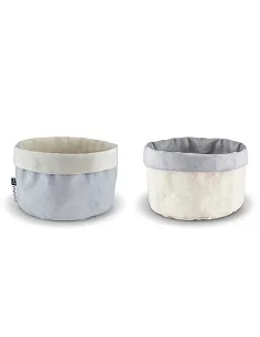 Praktisk Stof Brødkurv – 100% Bomuld 2