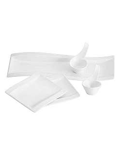 Villeroy & Boch – NewWave 5 dele Antipasti Sæt – Premium Porcelæn